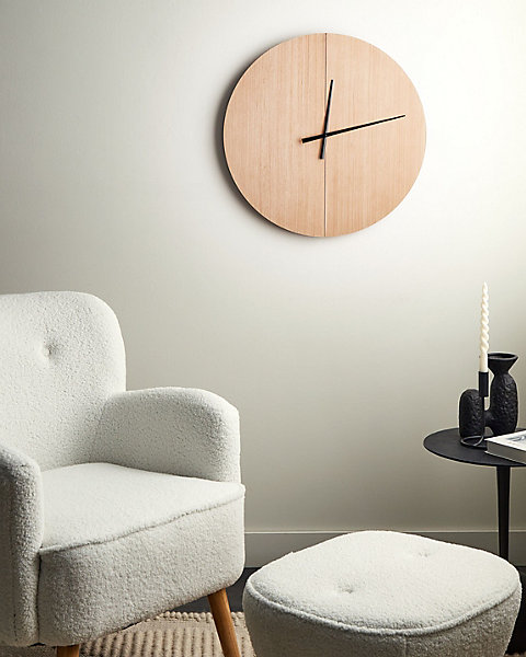Horloge murale CABIC 60 cm Marron clair