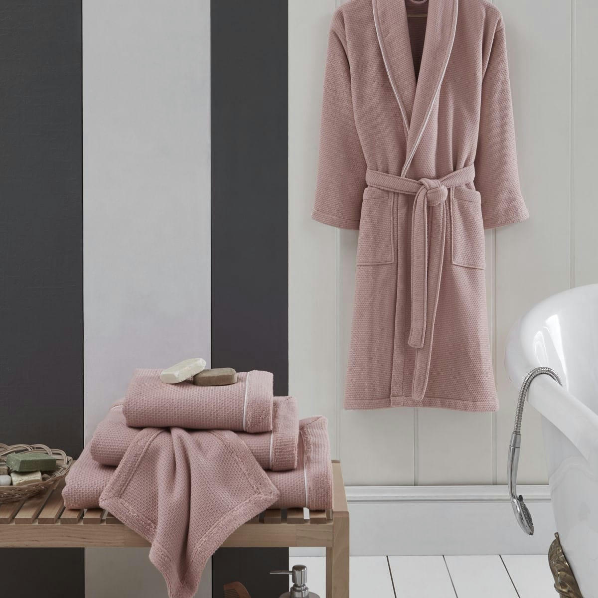 CAP FERRET - Maxi drap de bain double face  nude  100x180 cm