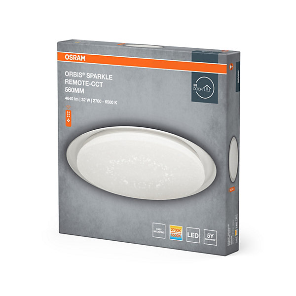 OSRAM Orbis Sparkle plafonnier LED effet brillant 560mm
