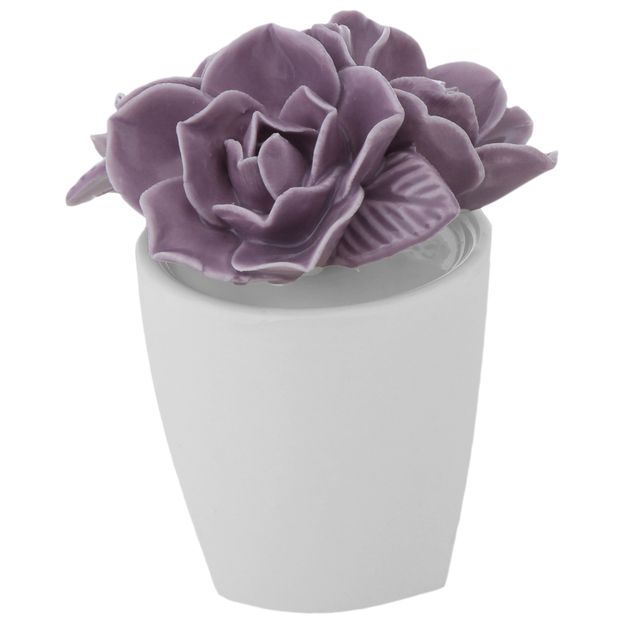 ADORNO MESA FLOR 8 CM GRAZZIA