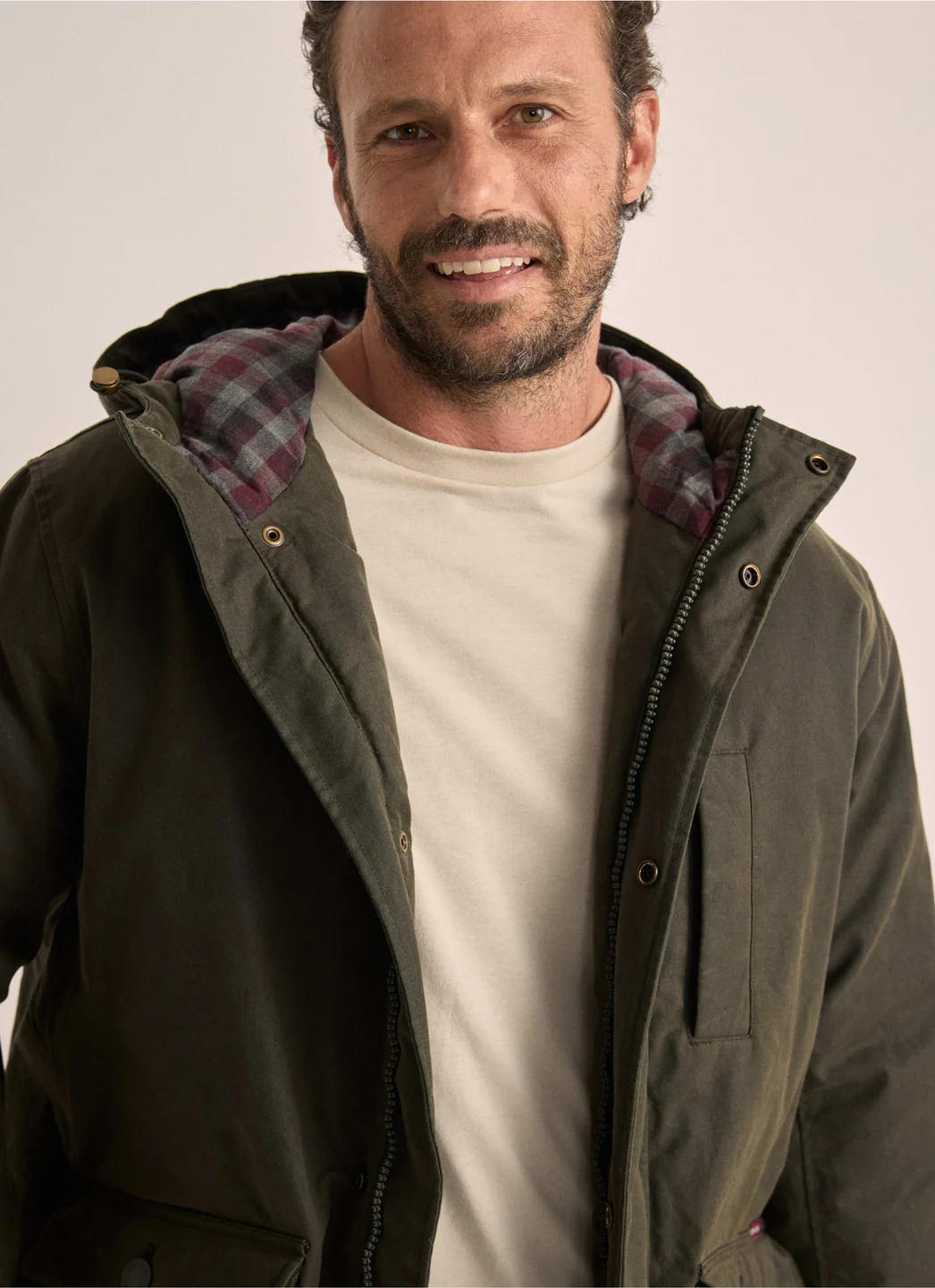 Vintage Wax Padded Anorak