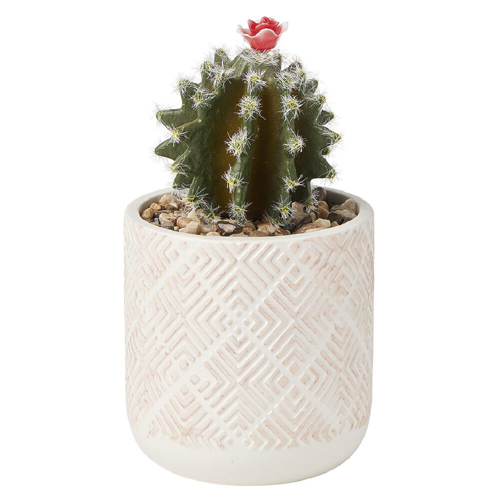 Cactus artificiel Ø9,5xH.17 cm