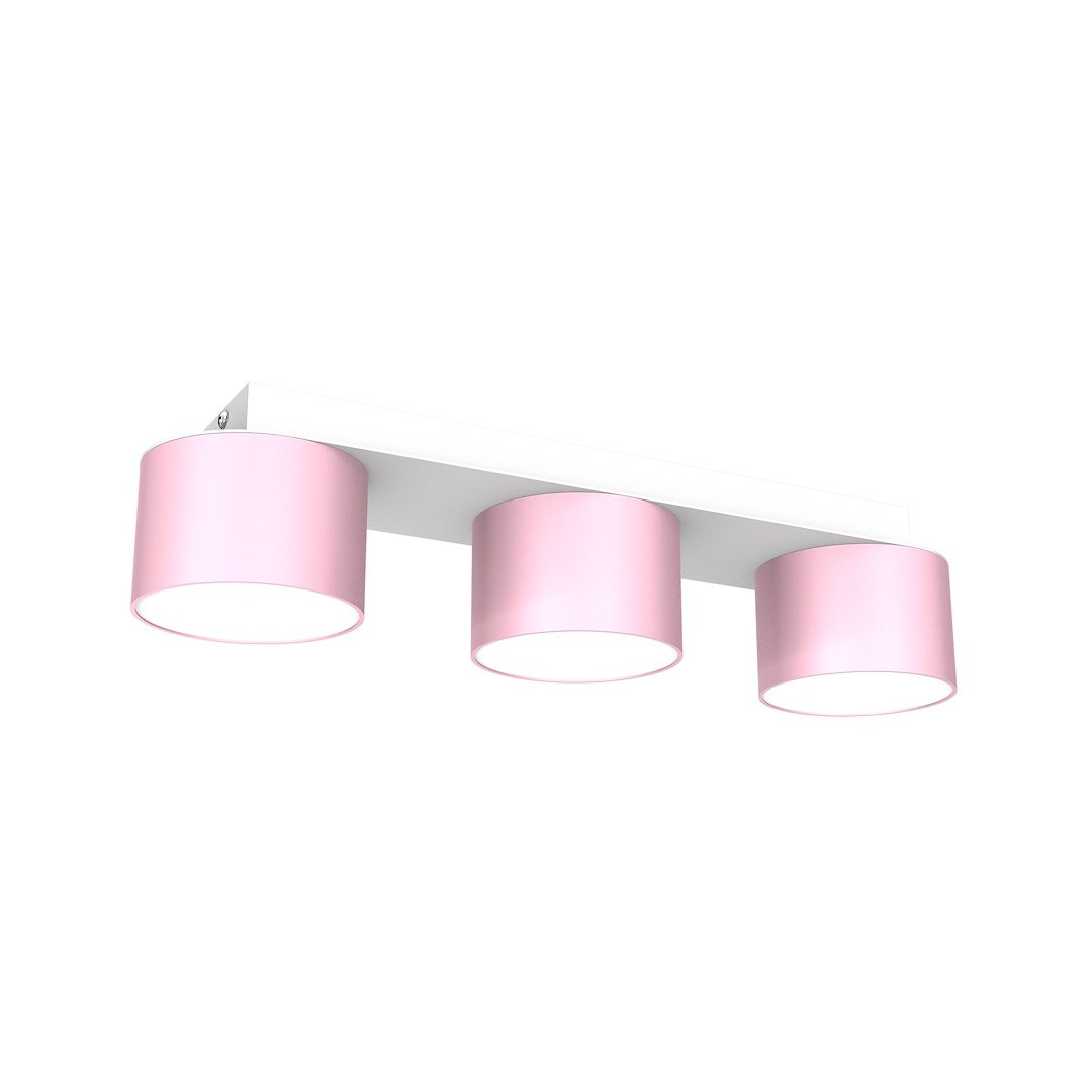 Lampa sufitowa Milagro Dixie Led 15W Różowy White