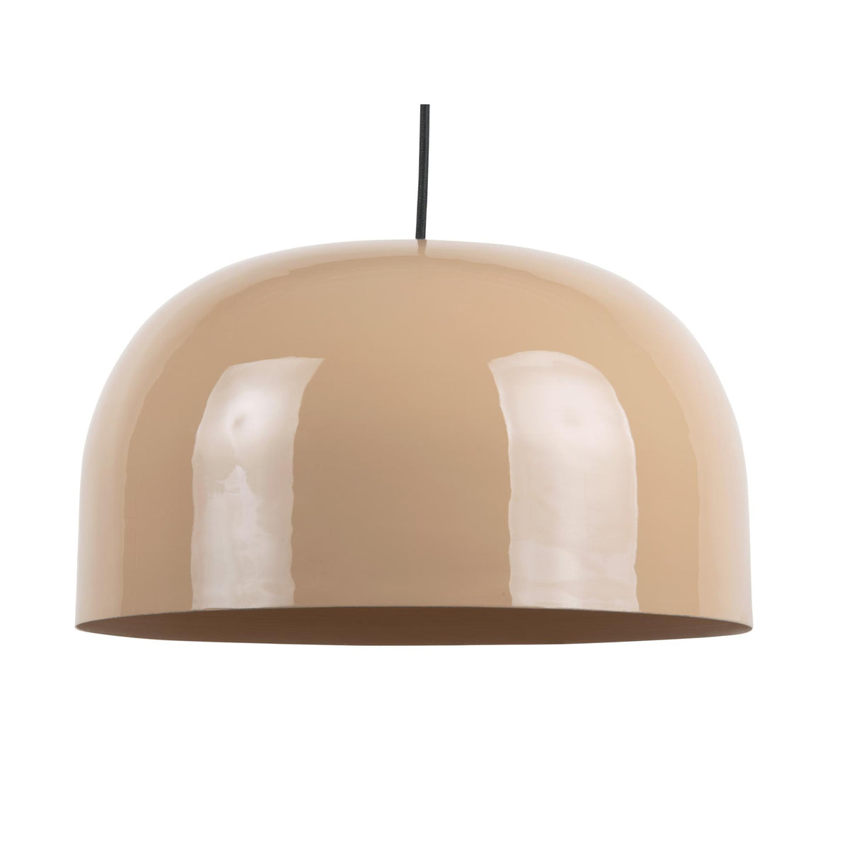 Leitmotiv hanglamp Dome - bruin - Ø40cm