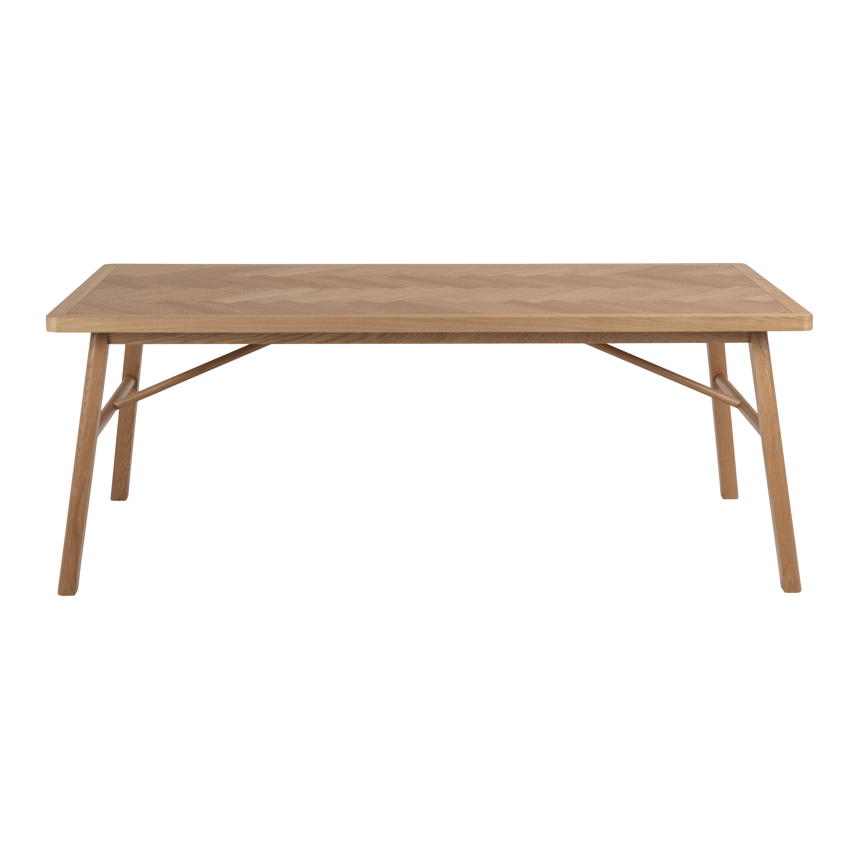 by fonQ Tekla Eettafel Visgraat - 200 x 100 cm - Oak