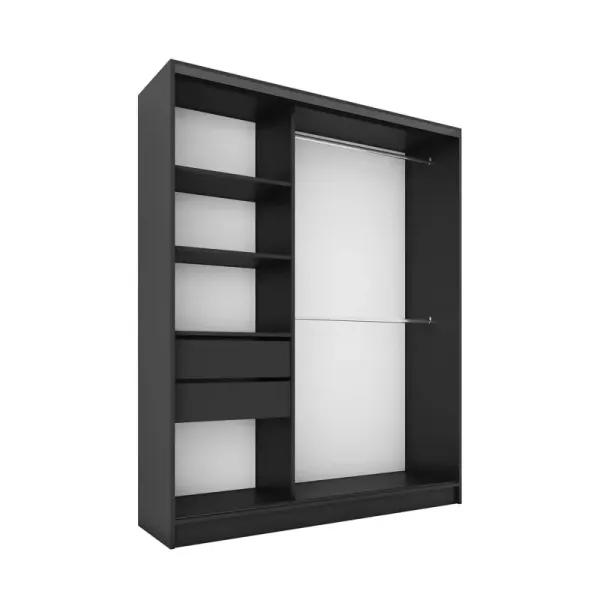 Szafa przesuwna z lamelami 150 cm LAMEL 3D Lefkas