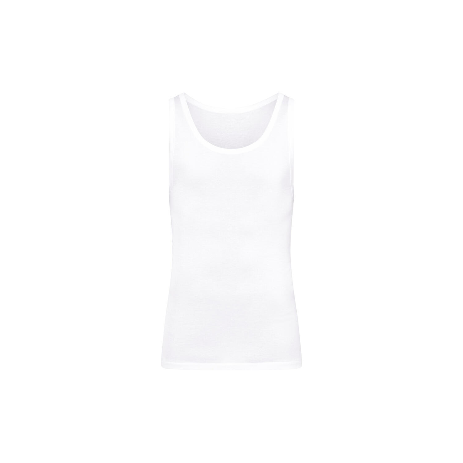 Cotton Pure Tank Top, white