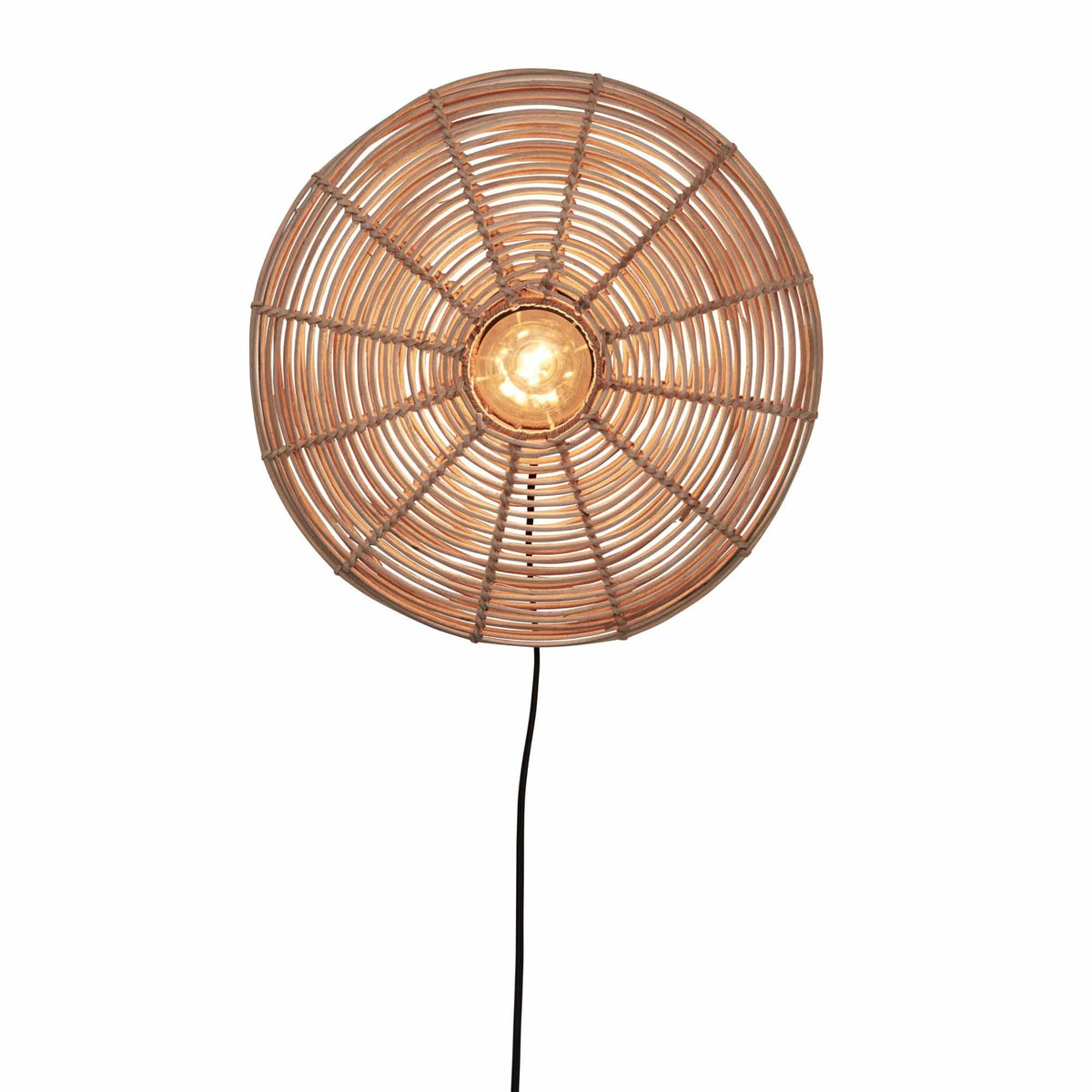 GOOD&MOJO wandlamp Tanami - bruin - Ø55cm
