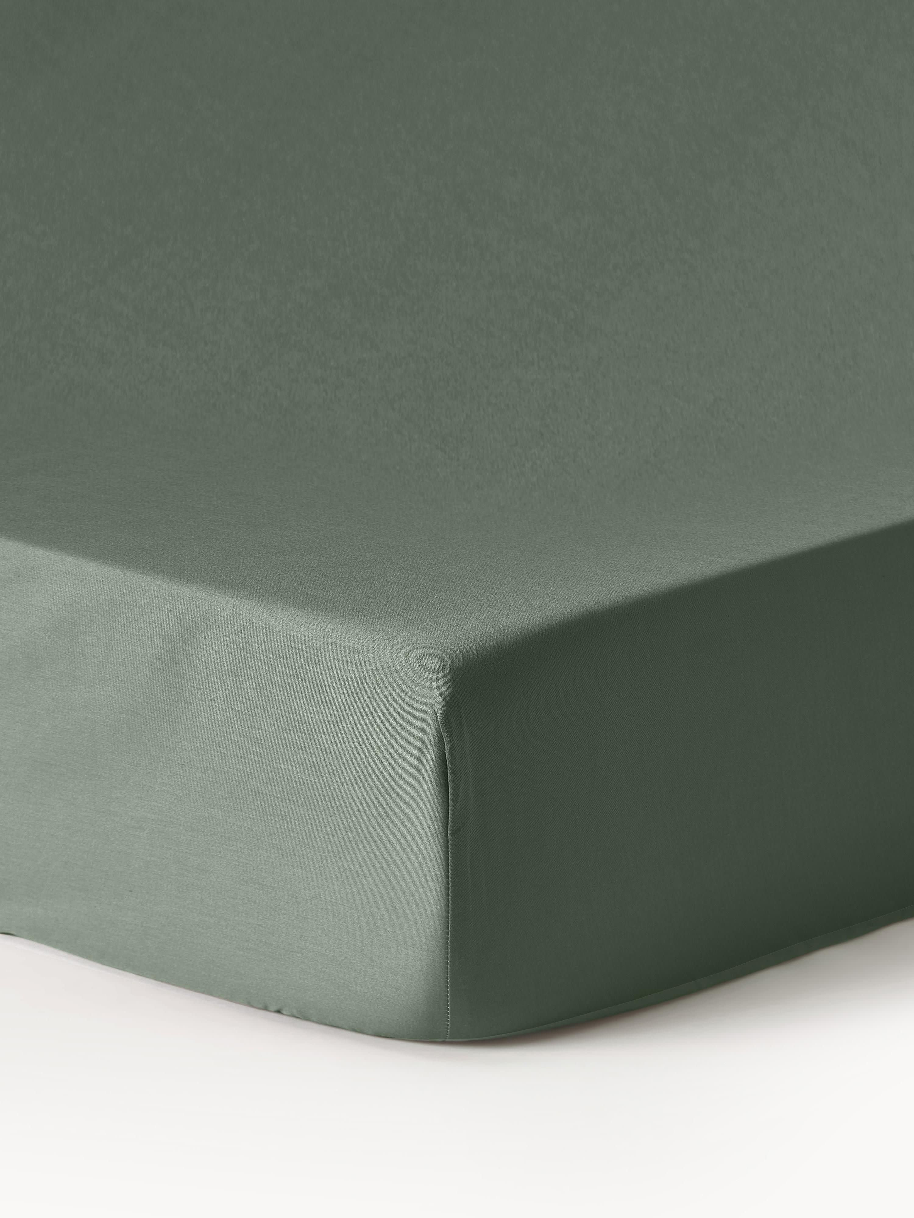 Topper-Spannbettlaken Premium, Baumwollsatin
