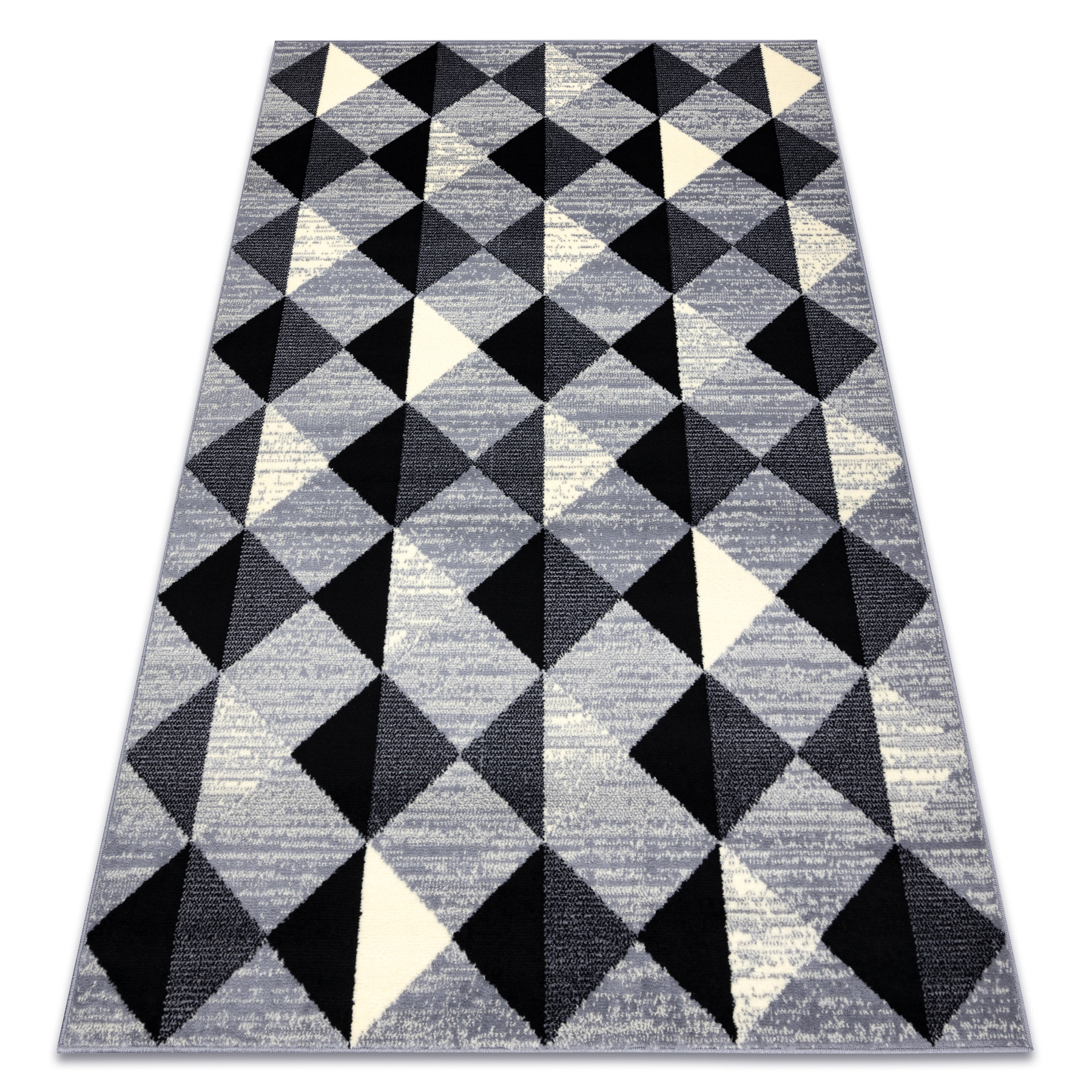Dywan BCF BASE 3987 Trigone, trójkąty, kwadraty,185x270 cm