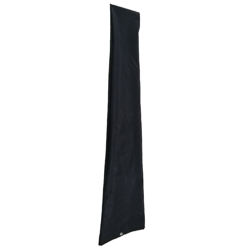 Housse de parasol Oxford tissu déperlant gris Ø45xH183cm