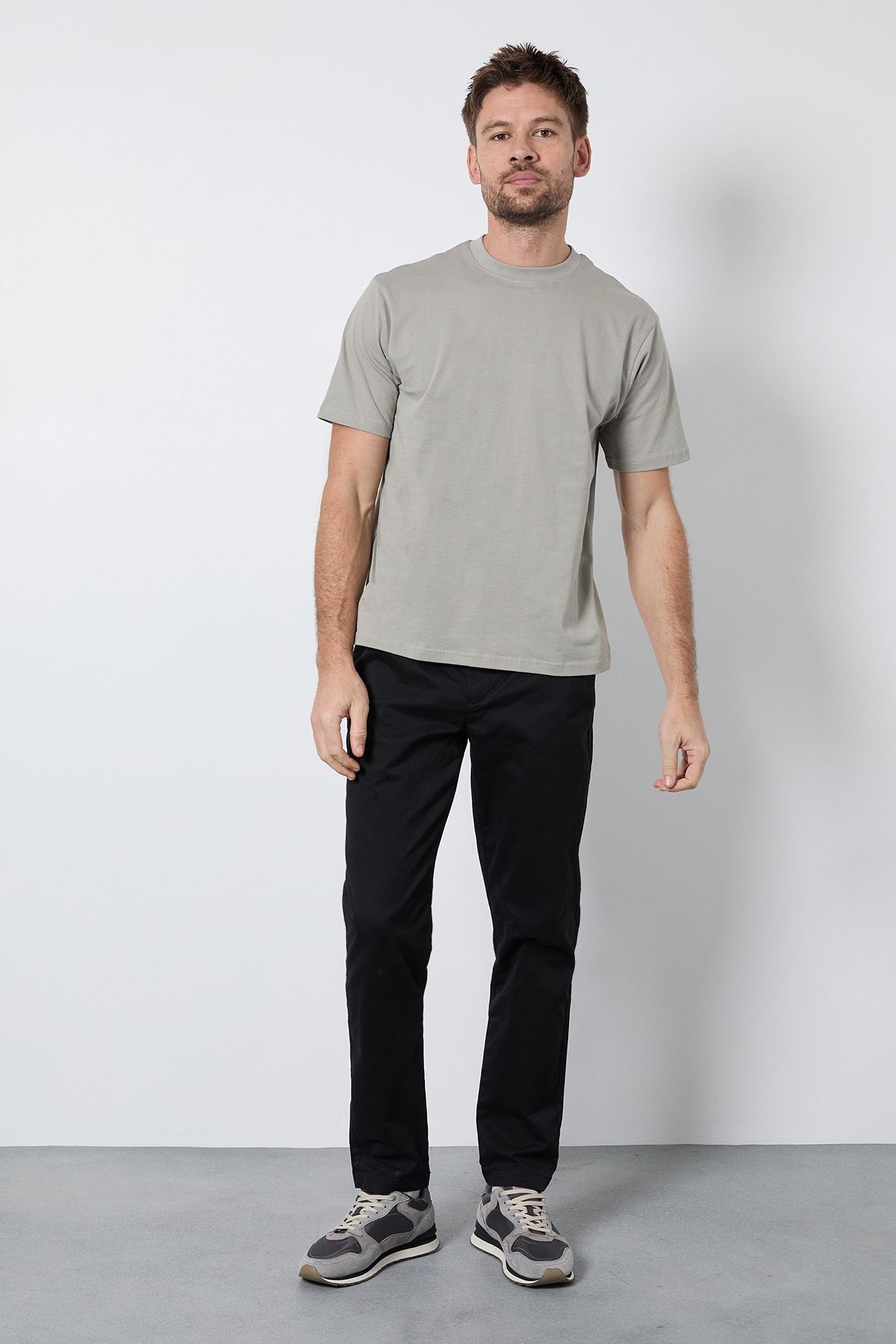 Burton Grey Crew Neck T-Shirt