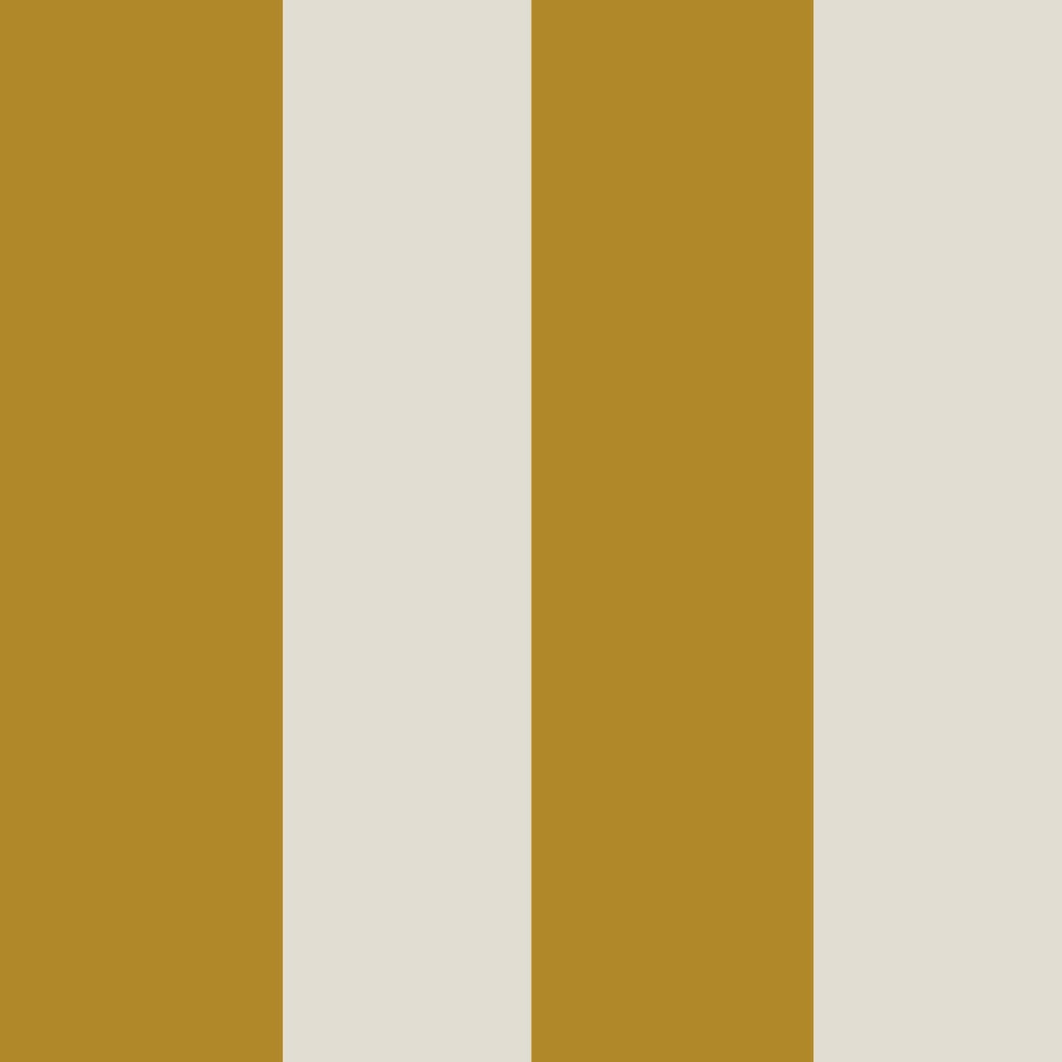 Joules Vliesbehang - Harborough Stripe Antique - Goud - 10mx52cm