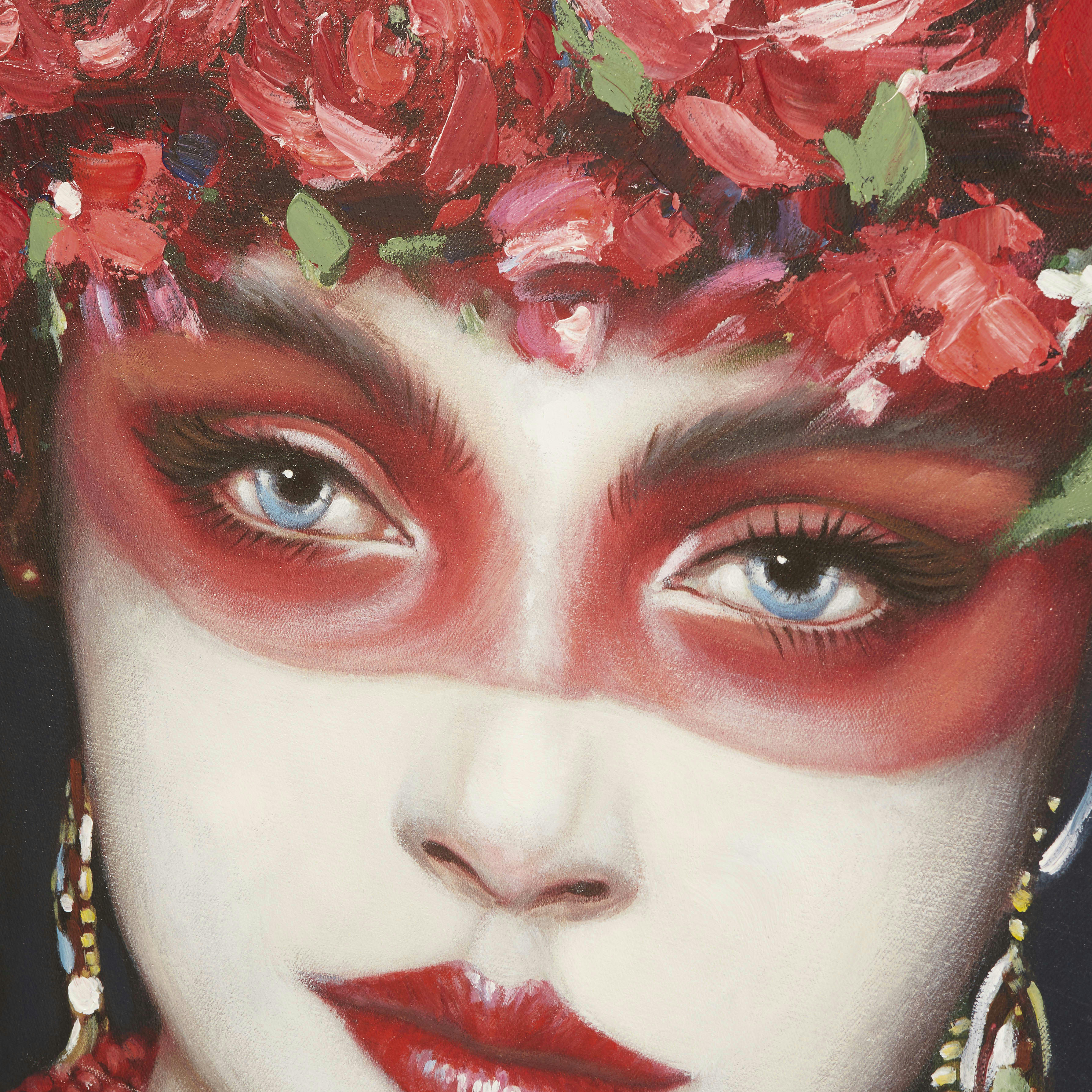 ANYA - Toile peinte portrait 90x120