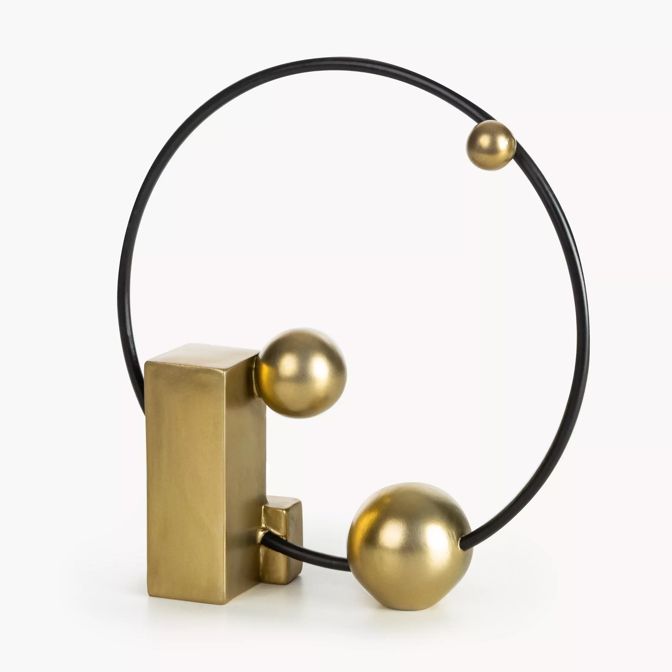 Figurka czarno, złota 22x7x23 cm ALEX