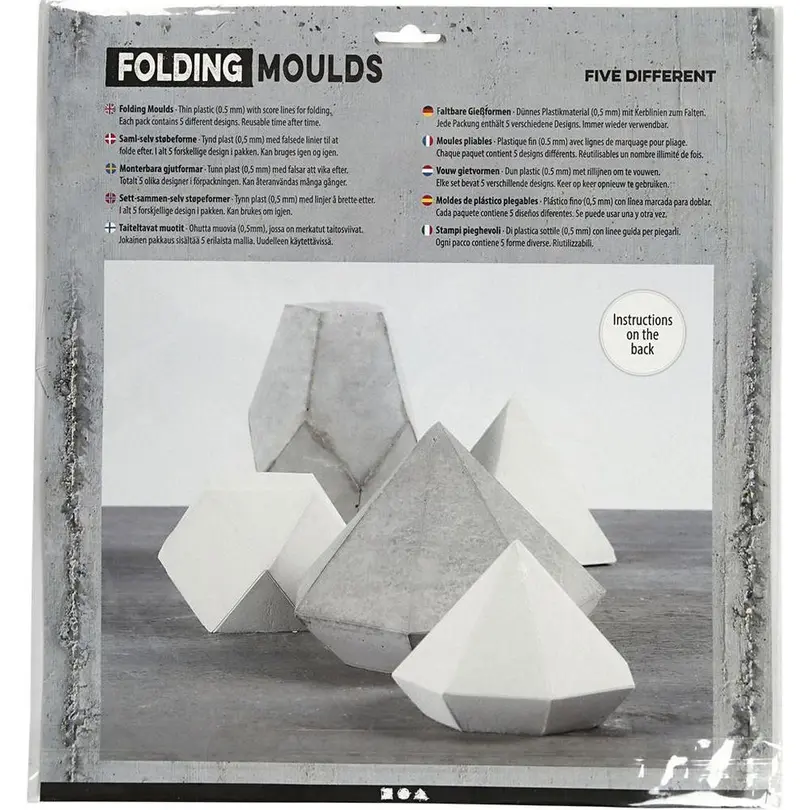 Silikonform 5er-Set Gießform