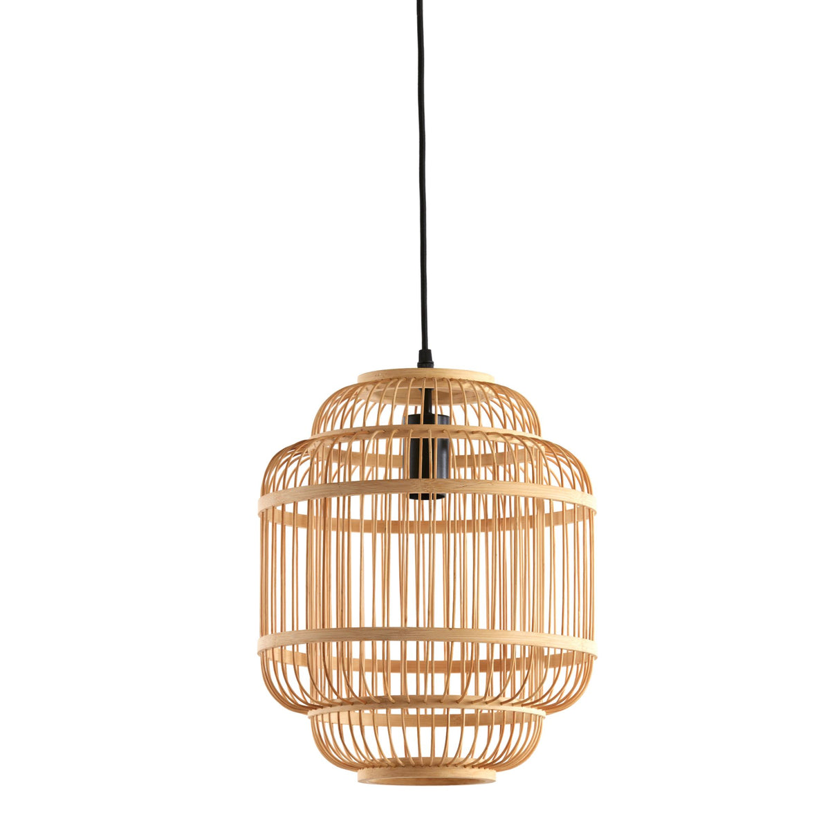 Luqaza hanglamp Jeppe - bamboe naturel - Ø30cm