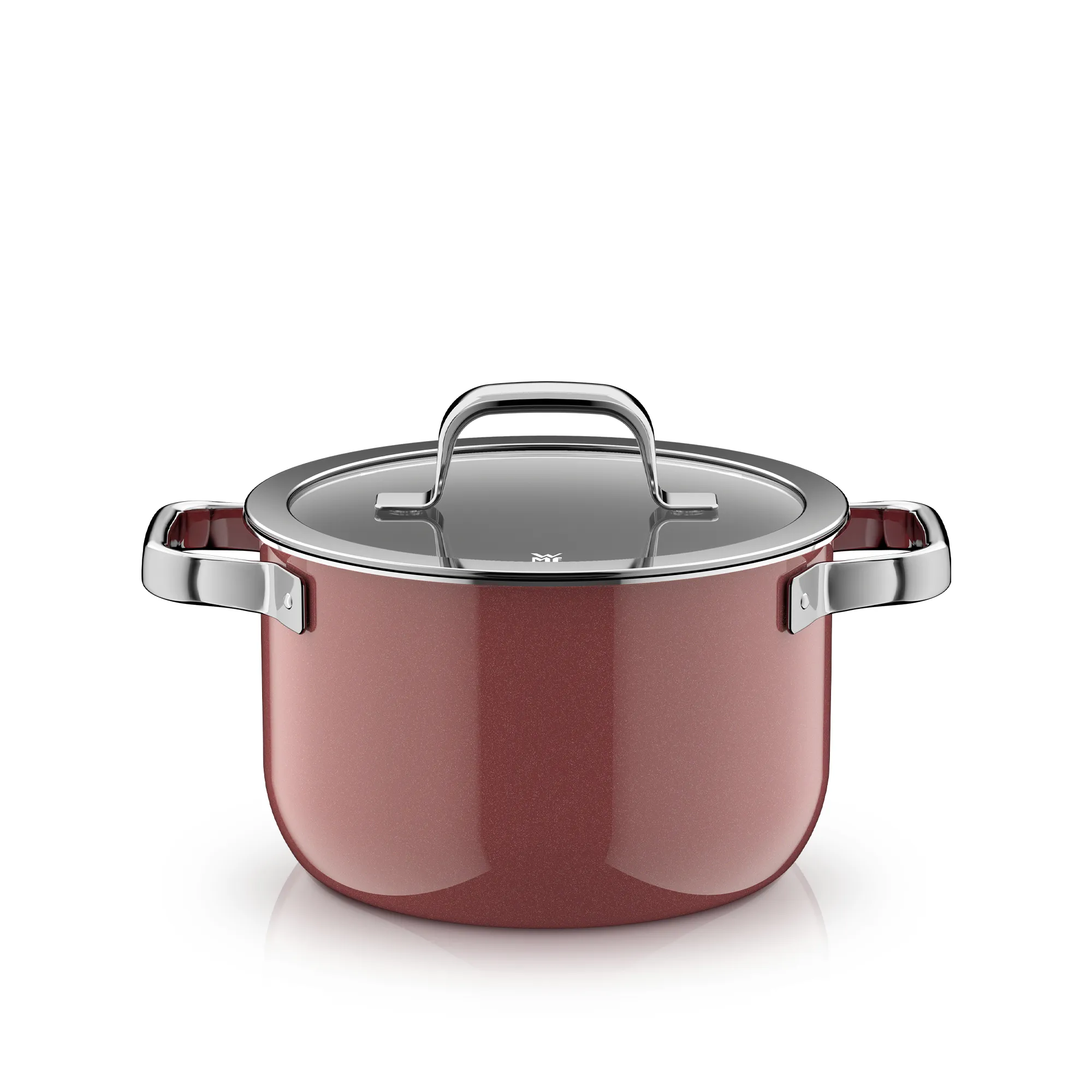 Fusiontec Mineral Pro, Soup Pot With Lid, 20 cm, Rose Quartz