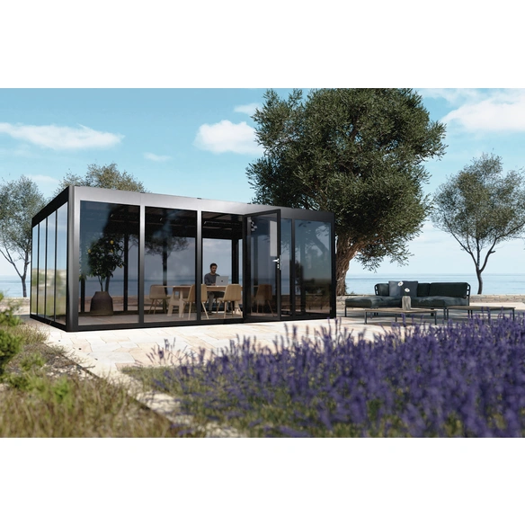 Gewächshaus »SunGarden Power 5.4«, BxHxT: 548 x 229 x 443 cm, anthrazit-metallic