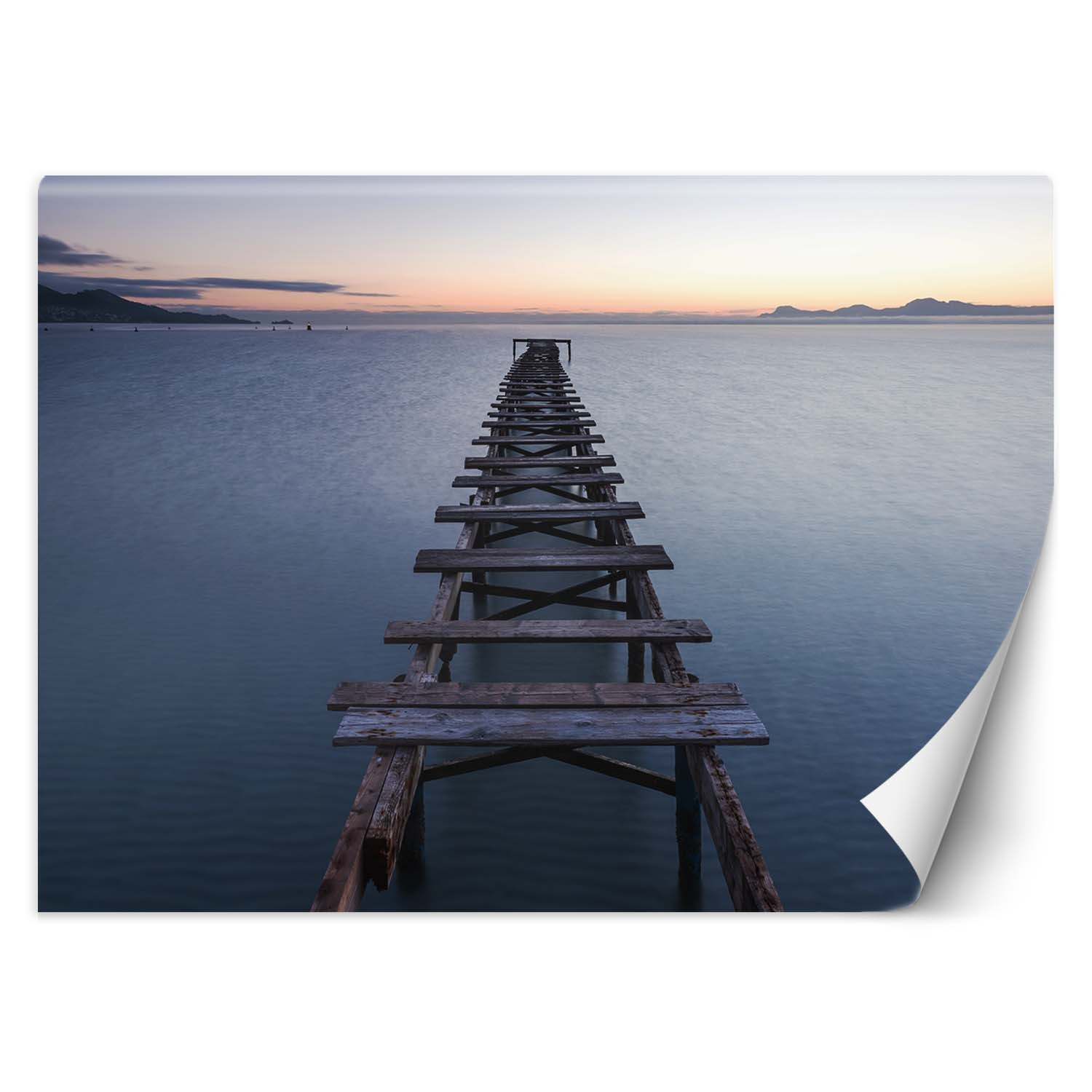 Feeby Fototapeta, Jezioro z pomostem 150x105