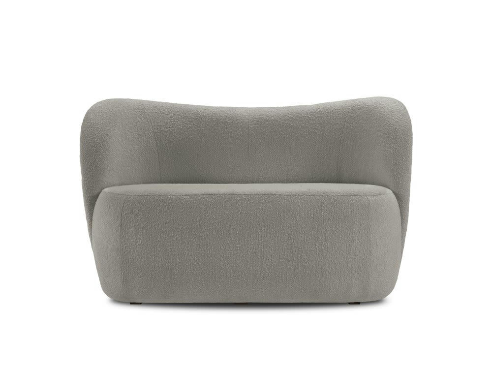 SAAMIT - Canapé 2 places boucle gris