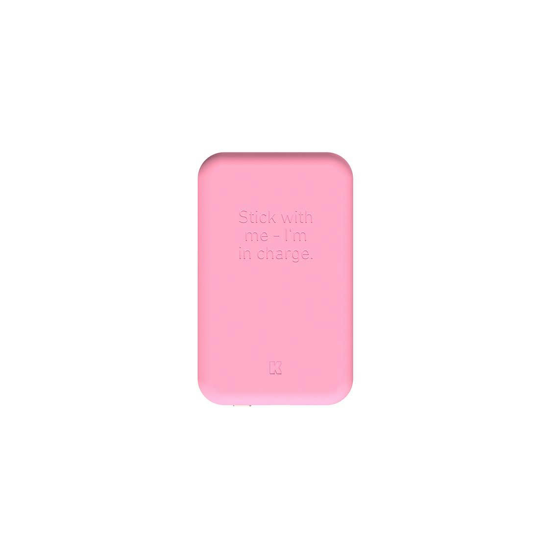 - Batterie externe toCHARGE Qi Fresh Pink