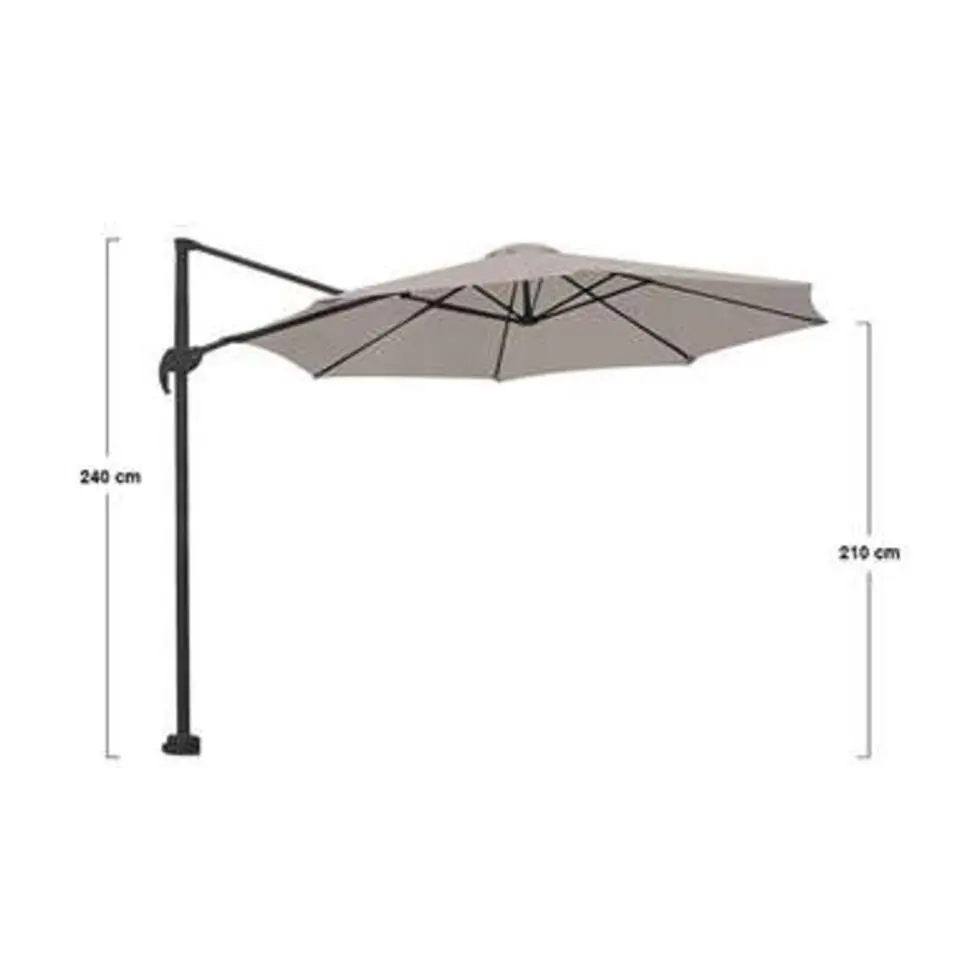 Garden Impressions Hawaii zweefparasol S &Oslash;300 cm zand