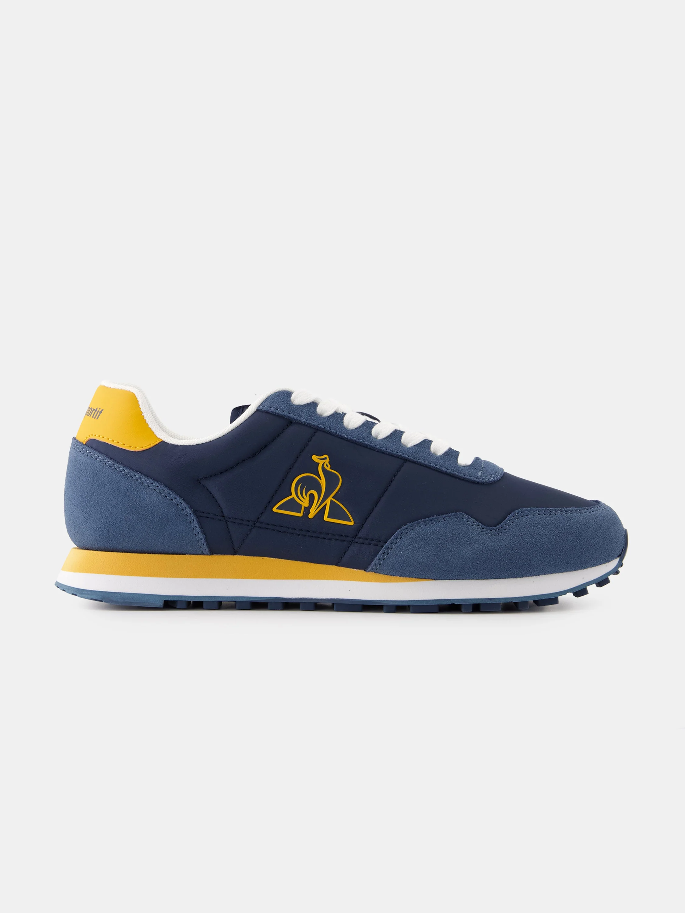 Sneakers retro-running en textile et suede Astra