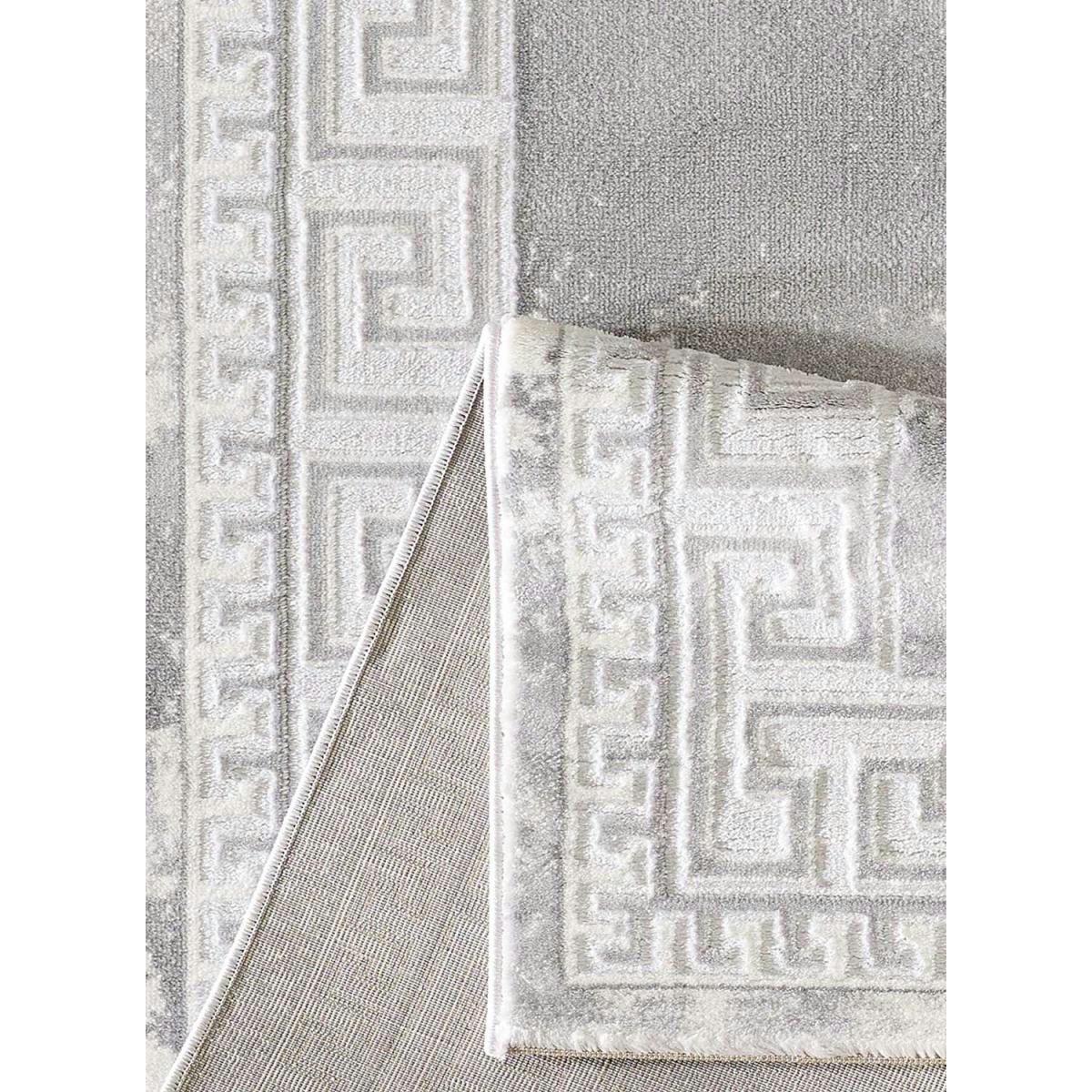 KHY ALAN - Tapis orient style gris 80x150