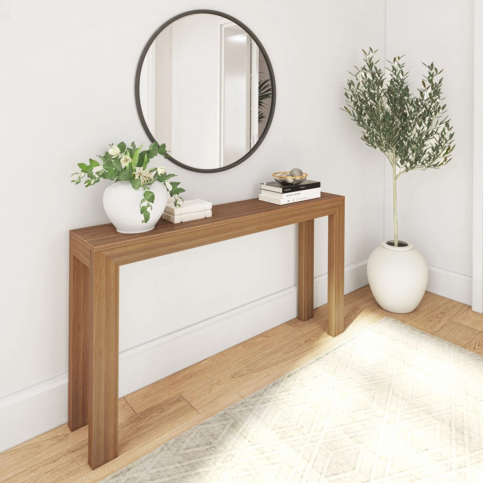 Plank and Beam Modern Console Table - 56