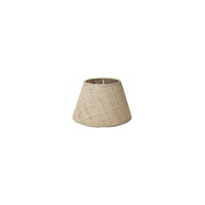 Abat-jour Conica en rafia Nature Ø 20 cm NIEDERAU