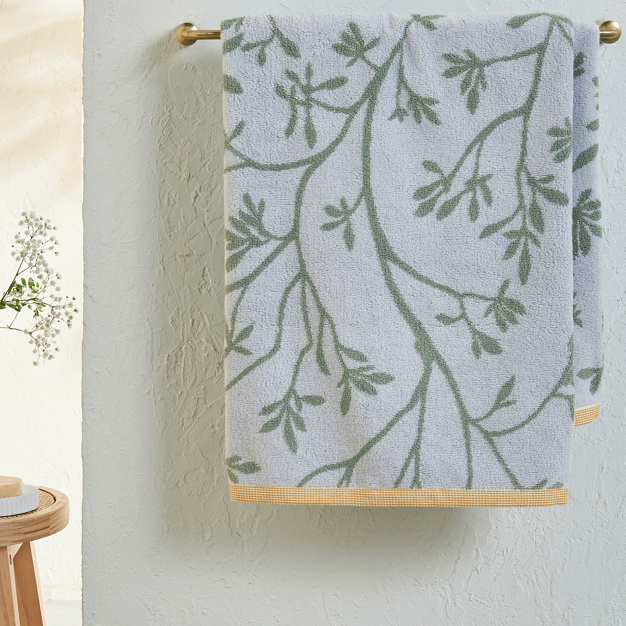 Linge de bain jacquardPoésie végétale