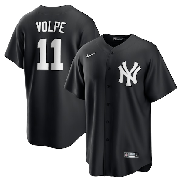 Anthony Volpe New York Yankees Nike Fashion Replica Player Jersey - Black