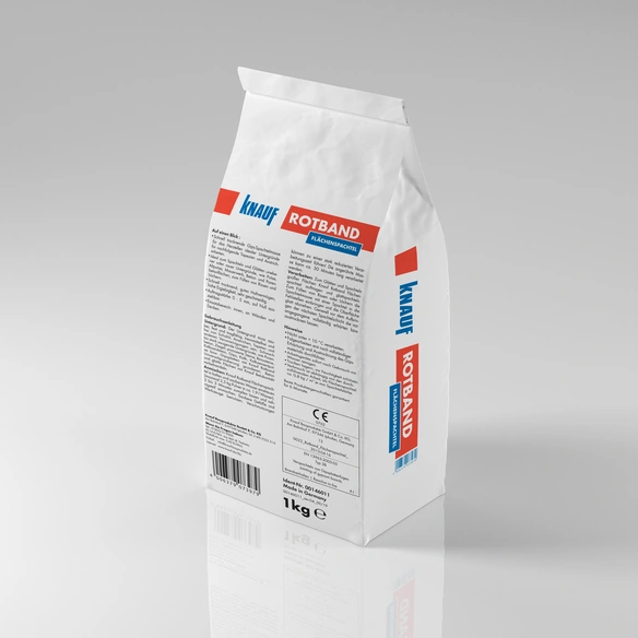 Gipserspachtel »Rotband Flächenspachtel«, 1 kg, weiß