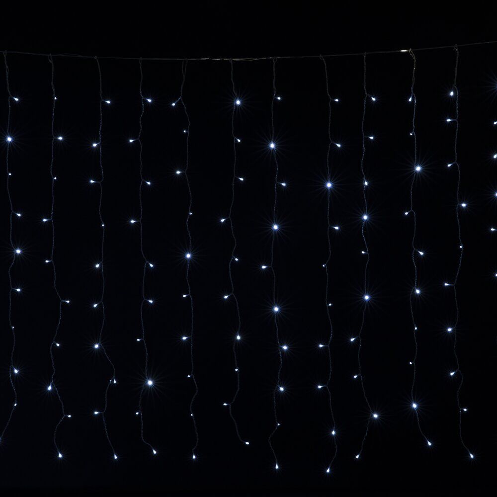 Guirlande de No&euml;l bordure de toit XXL lumineuse 400LED blanc froid L1060cm