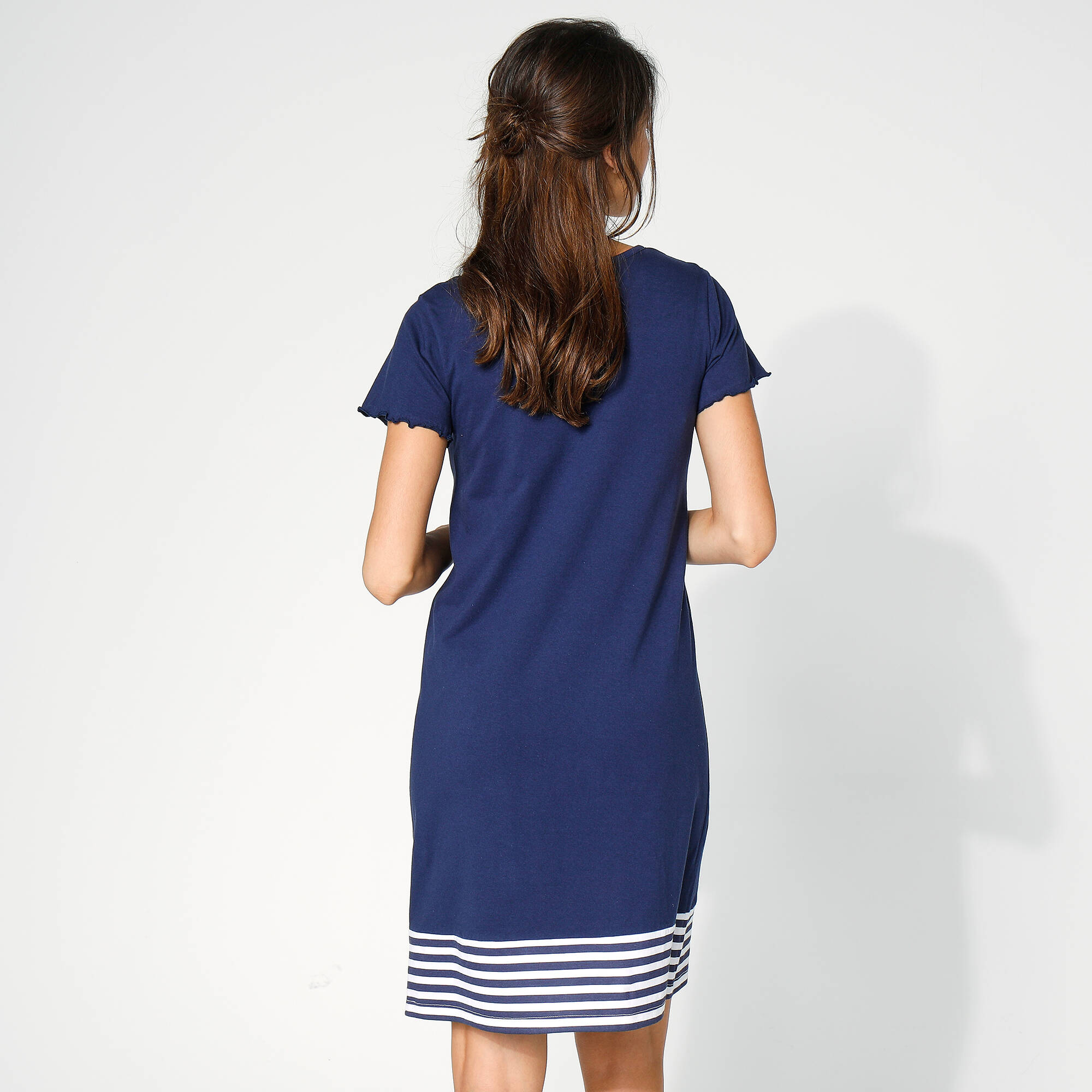 Chemise de nuit effet 2 en 1