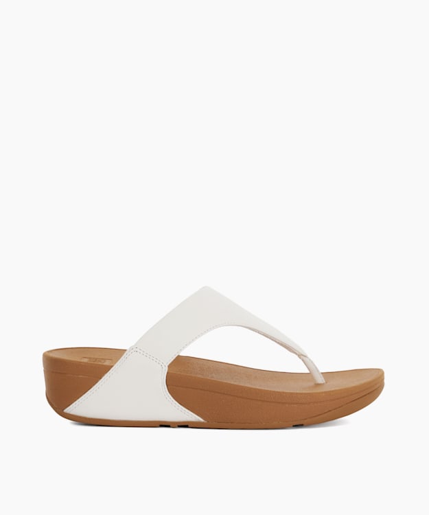 Lulu1 White - Toe Post Sandals