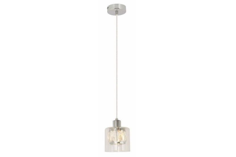 Lampa wisząca chromowana Elmo 1xE14x40W wym: 120x12x12 cm Reality