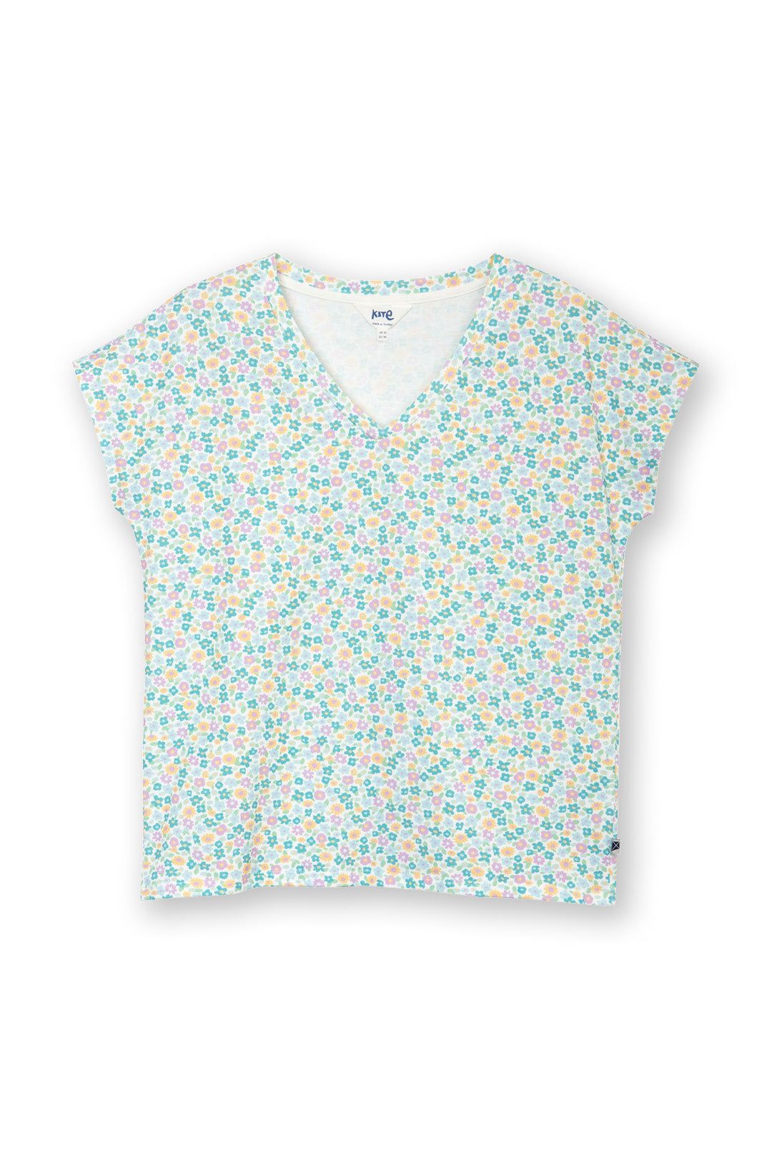 Kite Coombe Jersey T-Shirt Meadow Ditsy Soft
