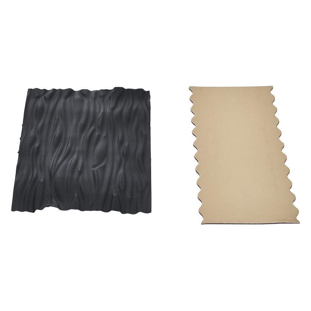 Moule à b&ucirc;che décor effet bois