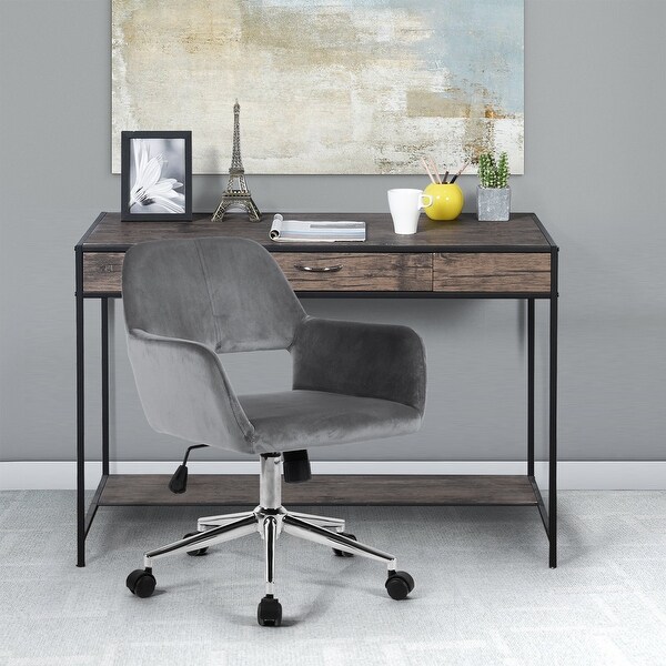 Homy Casa Adjustable Upholstered Swivel Task Chair