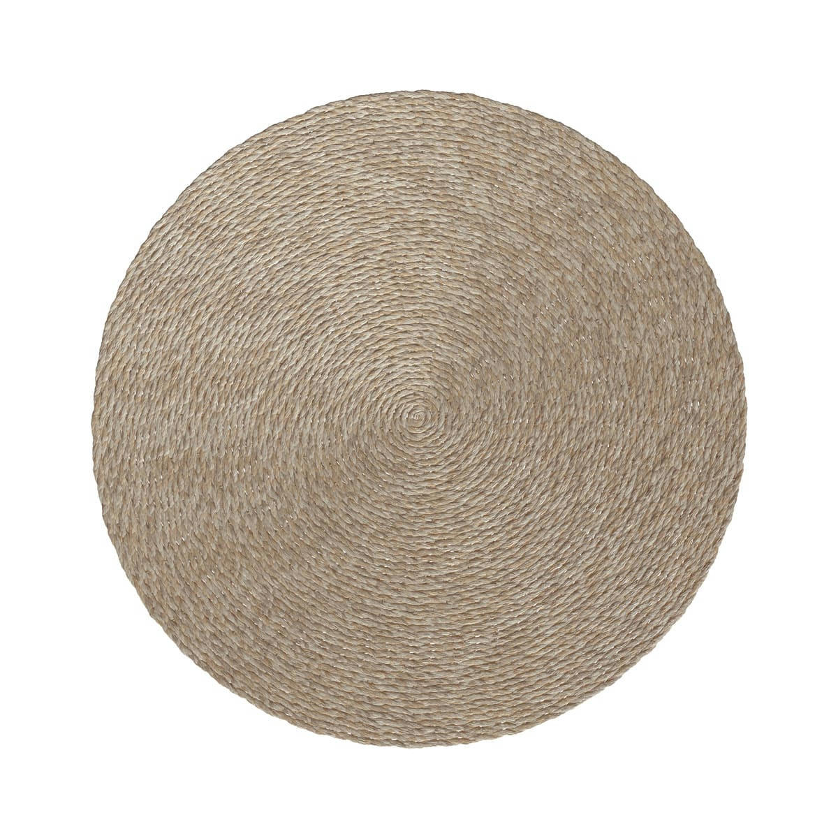 TOSCA - Tapis rond D150 cm en jacinthe d'eau