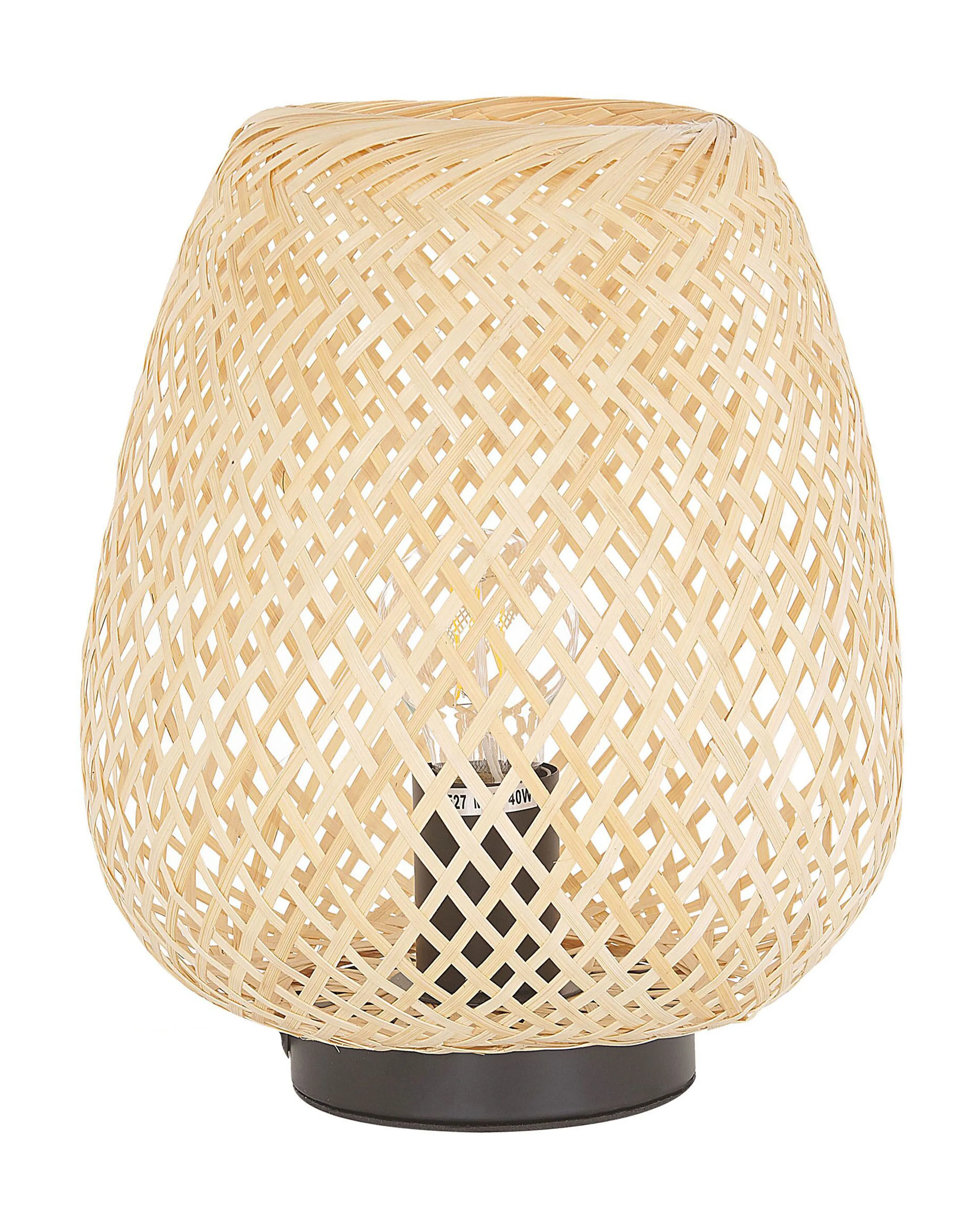 Table Lamp BOMU Bamboo Light Brown