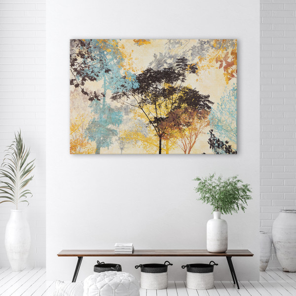 Feeby Obraz na płótnie, Kolorowe drzewa abstrakcja 60x40