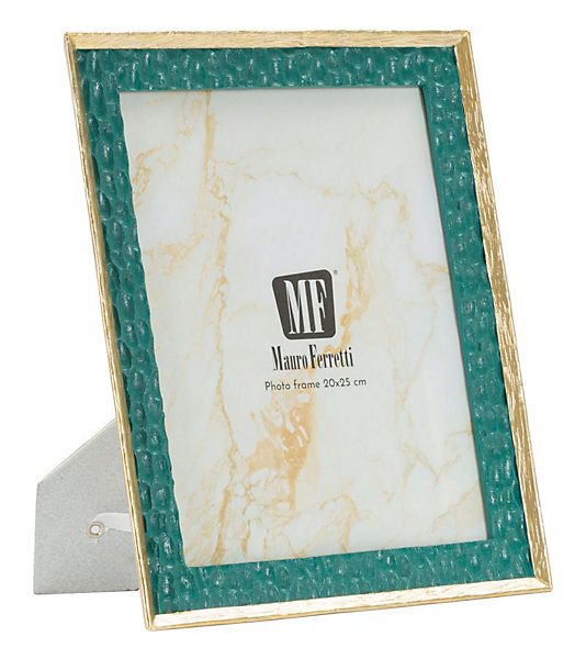 Cadre en résine verte 25,3x2x30,3 cm (mesure intérieure 20x25 cm)