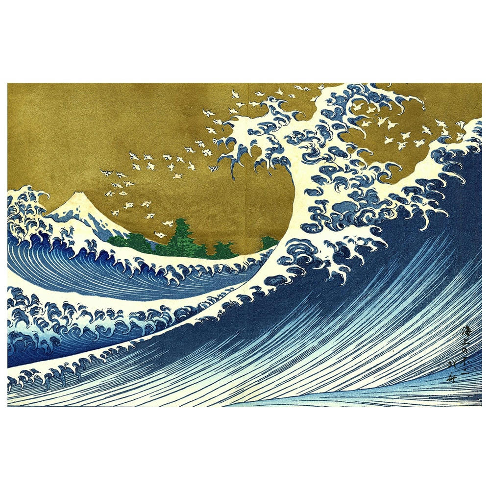 - Tableau La Grande Vague Katsushika Hokusai 60x90cm