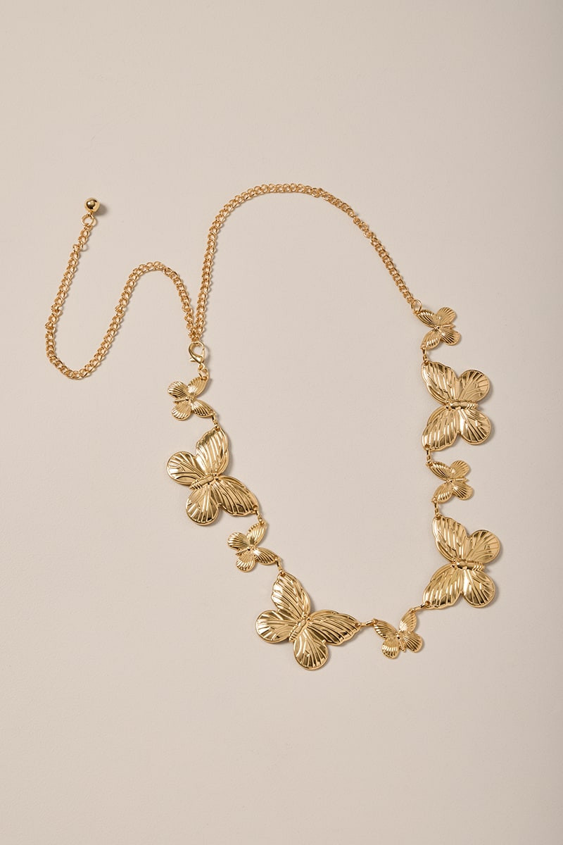 Wendy Butterfly Chain Belt