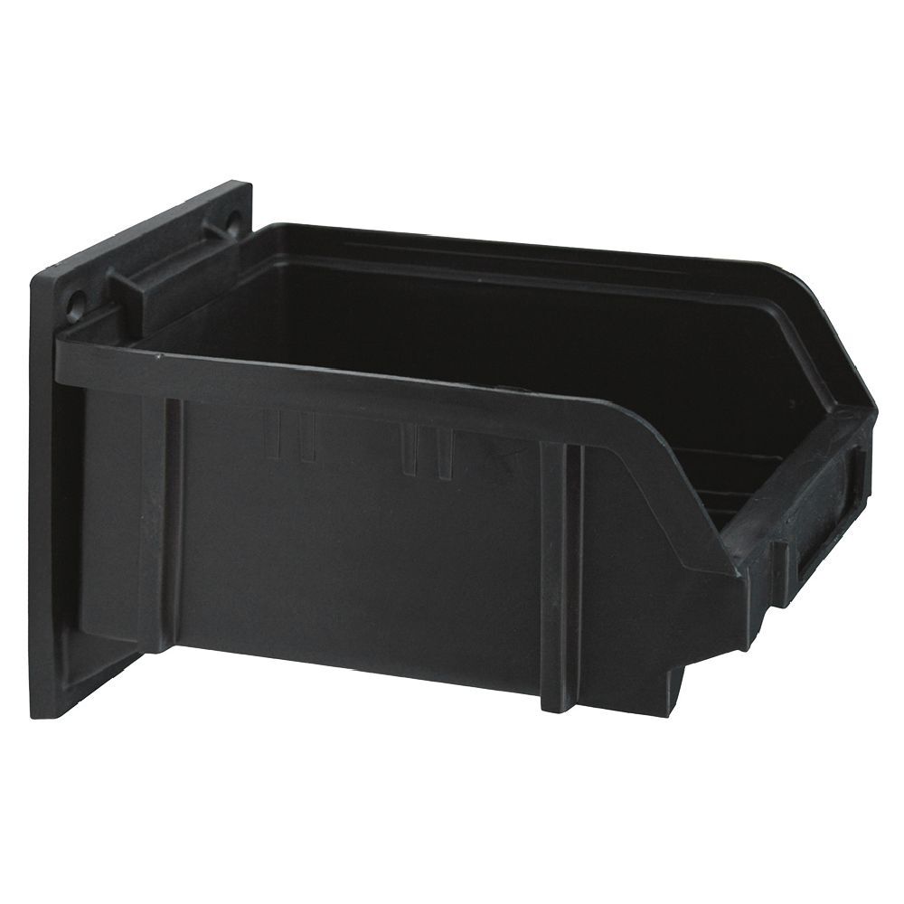 Bac à bec en plastique gris x2