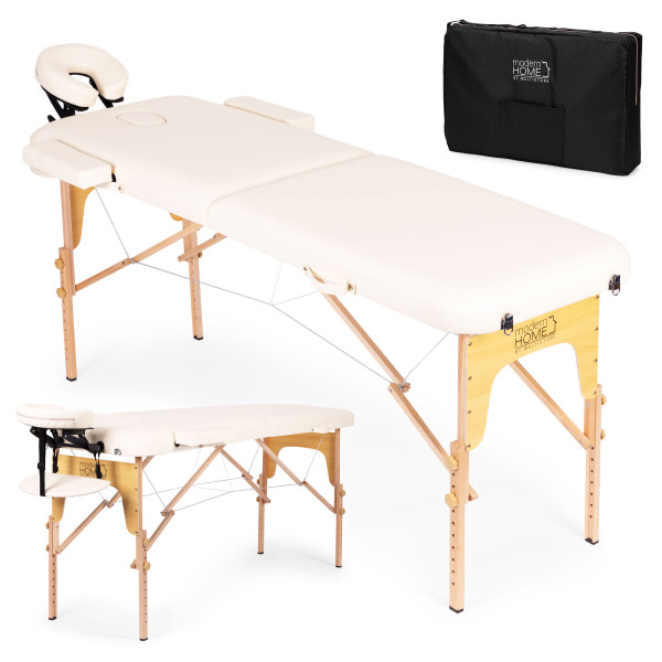 Drewniany stół do masażu składany w walizkę   torba ModernHome