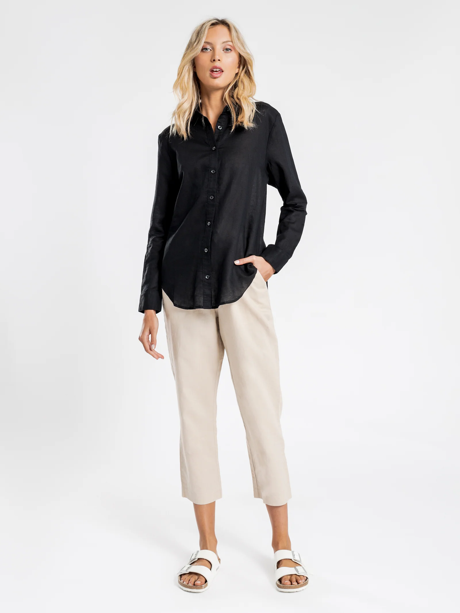 Nude Classic Linen Shirt